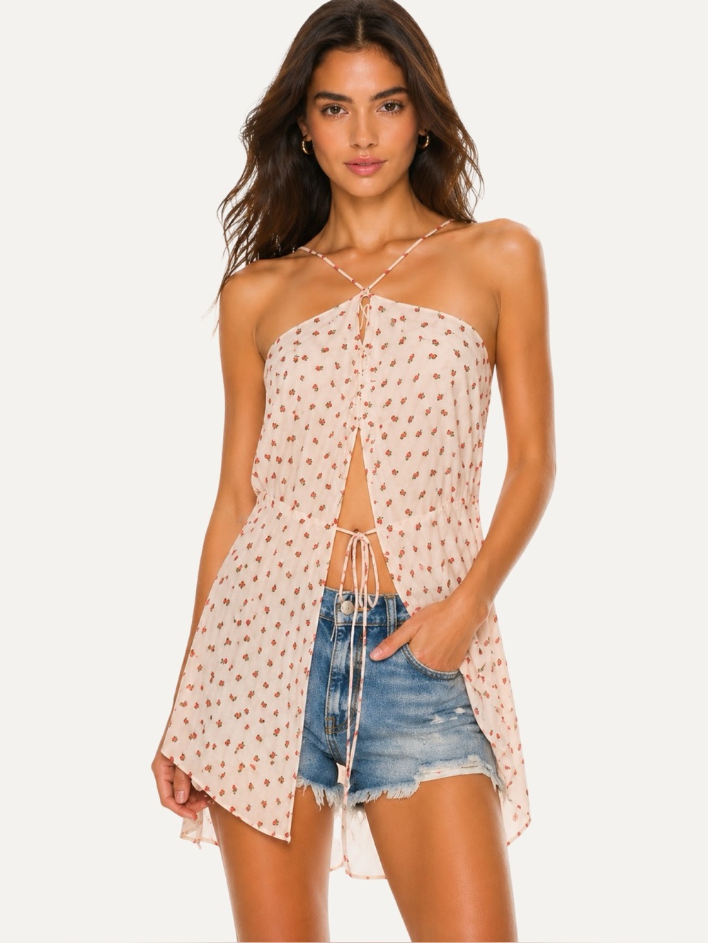 Reformation Floral Print Tunic